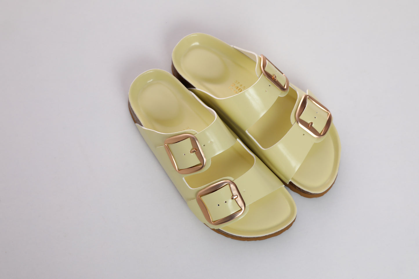 SUFU Summer Sandals for Women Soft PU Leather Yellow Slippers Breathable Comfortable Shoes