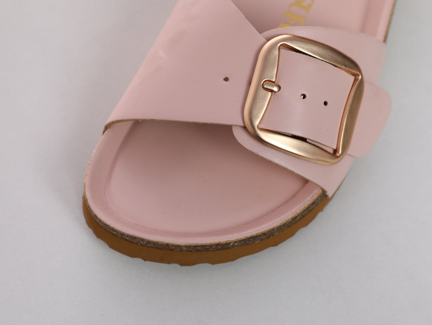 SUFU Women Slippers Summer Comfortable Lightweight Garden Walking Sandals PU Leather Shoes Pink