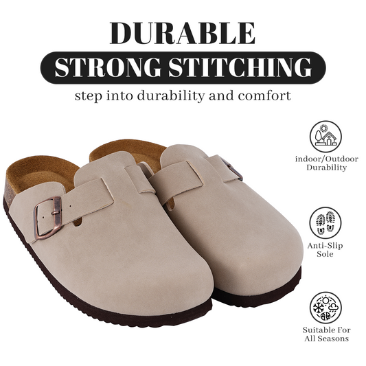 SUFU New Women's Shoes Women's Slippers EVA Leather Clogs Women's Sandals Retro Fashion Garden Clog Slide