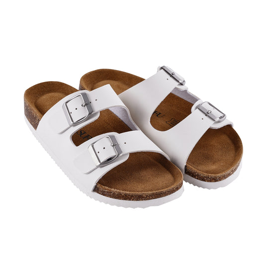 SUFU New Summer Women's Slippers Fashion Birkenstocks Women Cork Slipper Casual Beach Double Buckle Non-slip Slides