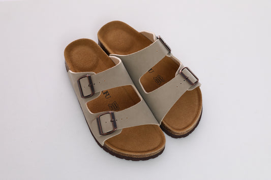 SUFU Summer Classic Adjustable Soft Footware Sandals for Women Flat EVA Slippers Lightweight Anti Slip Beige Slippers