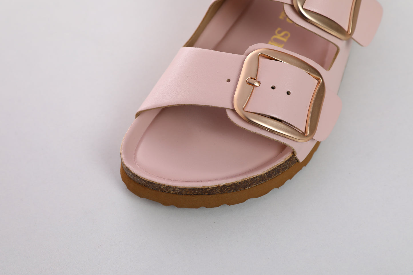 SUFU Summer Women's Slippers Lightweight PU Leather Yellow Sandals Breathable Comfortable Pink